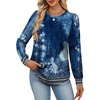 image:imageAlaroo Womens Long Sleeve Shirts 2026 Fall Tunic Tops Crewneck Blouses PrintPrint 13