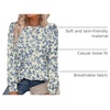 image:imageAlaroo Womens Long Sleeve Shirts 2026 Fall Tunic Tops Crewneck Blouses PrintPrint 14