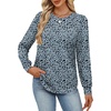 image:imageAlaroo Womens Long Sleeve Shirts 2026 Fall Tunic Tops Crewneck Blouses PrintPrint 15
