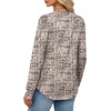 image:imageAlaroo Womens Long Sleeve Shirts 2026 Fall Tunic Tops Crewneck Blouses PrintPrint 18