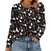 image:imageAlaroo Womens Long Sleeve Shirts 2026 Fall Tunic Tops Crewneck Blouses PrintPrint 19