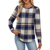 image:imageAlaroo Womens Long Sleeve Shirts 2026 Fall Tunic Tops Crewneck Blouses PrintPrint 20