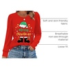 image:imageAlaroo Womens Long Sleeve Shirts 2026 Fall Tunic Tops Crewneck Blouses PrintPrint 22