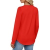 image:imageAlaroo Womens Long Sleeve Shirts 2026 Fall Tunic Tops Crewneck Blouses PrintPrint 22