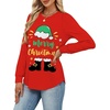 image:imageAlaroo Womens Long Sleeve Shirts 2026 Fall Tunic Tops Crewneck Blouses PrintPrint 22