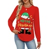 image:imageAlaroo Womens Long Sleeve Shirts 2026 Fall Tunic Tops Crewneck Blouses PrintPrint 22