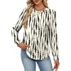 image:imageAlaroo Womens Long Sleeve Shirts 2026 Fall Tunic Tops Crewneck Blouses PrintPrint 24