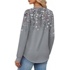 image:imageAlaroo Womens Long Sleeve Shirts 2026 Fall Tunic Tops Crewneck Blouses PrintPrint 25