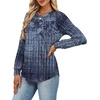 image:imageAlaroo Womens Long Sleeve Shirts 2026 Fall Tunic Tops Crewneck Blouses PrintPrint 26