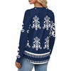 image:imageAlaroo Womens Long Sleeve Shirts 2026 Fall Tunic Tops Crewneck Blouses PrintPrint 27