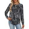image:imageAlaroo Womens Long Sleeve Shirts 2026 Fall Tunic Tops Crewneck Blouses PrintPrint 28