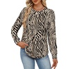 image:imageAlaroo Womens Long Sleeve Shirts 2026 Fall Tunic Tops Crewneck Blouses PrintPrint 29