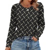 image:imageAlaroo Womens Long Sleeve Shirts 2026 Fall Tunic Tops Crewneck Blouses PrintPrint 33