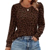 image:imageAlaroo Womens Long Sleeve Shirts 2026 Fall Tunic Tops Crewneck Blouses PrintPrint 34