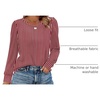 image:imageAlaroo Womens Long Sleeve Shirts 2026 Fall Tunic Tops Crewneck Blouses PrintPrint 40
