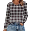image:imageAlaroo Womens Long Sleeve Shirts 2026 Fall Tunic Tops Crewneck Blouses PrintPrint 41