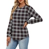 image:imageAlaroo Womens Long Sleeve Shirts 2026 Fall Tunic Tops Crewneck Blouses PrintPrint 41