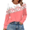 image:imageAlaroo Womens Long Sleeve Shirts 2026 Fall Tunic Tops Crewneck Blouses PrintPrint 42
