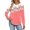 image:imageAlaroo Womens Long Sleeve Shirts 2026 Fall Tunic Tops Crewneck Blouses PrintPrint 42