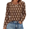 image:imageAlaroo Womens Long Sleeve Shirts 2026 Fall Tunic Tops Crewneck Blouses PrintPrint 44