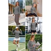 image:imageAlaroo Womens Long Sleeve Shirts Workout Tops Hiking FishingGrey