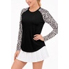 image:imageAlaroo Womens Long Sleeve Shirts Workout Tops Hiking FishingLeopard