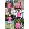 image:imageAlaroo Womens Long Sleeve Shirts Workout Tops Hiking FishingPink