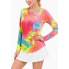 image:imageAlaroo Womens Long Sleeve Shirts Workout Tops Hiking FishingPink Print