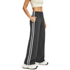 image:imageAlaroo Womens Pants Wide Leg High Waist with Pockets Loose Stretch CasualDark Gray