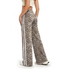 image:imageAlaroo Womens Pants Wide Leg High Waist with Pockets Loose Stretch CasualLeopard Print