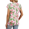 image:imageAlaroo Womens Summer Tops Short Sleeve Shirts Crew Neck Cute Trendy Tunic Blouses S3XLFloral Print 51