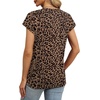 image:imageAlaroo Womens Summer Tops Short Sleeve Shirts Crew Neck Cute Trendy Tunic Blouses S3XLLeopard Print 46