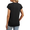 image:imageAlaroo Womens Summer Tops Short Sleeve Shirts Crew Neck Cute Trendy Tunic Blouses S3XLPlain Black