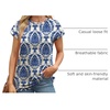 image:imageAlaroo Womens Summer Tops Short Sleeve Shirts Crew Neck Cute Trendy Tunic Blouses S3XLPrint 03