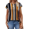 image:imageAlaroo Womens Summer Tops Short Sleeve Shirts Crew Neck Cute Trendy Tunic Blouses S3XLPrint 04