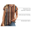 image:imageAlaroo Womens Summer Tops Short Sleeve Shirts Crew Neck Cute Trendy Tunic Blouses S3XLPrint 13