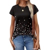 image:imageAlaroo Womens Summer Tops Short Sleeve Shirts Crew Neck Cute Trendy Tunic Blouses S3XLPrint 14