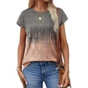 image:imageAlaroo Womens Summer Tops Short Sleeve Shirts Crew Neck Cute Trendy Tunic Blouses S3XLPrint 16