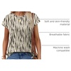 image:imageAlaroo Womens Summer Tops Short Sleeve Shirts Crew Neck Cute Trendy Tunic Blouses S3XLPrint 22