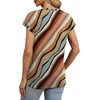 image:imageAlaroo Womens Summer Tops Short Sleeve Shirts Crew Neck Cute Trendy Tunic Blouses S3XLPrint 28