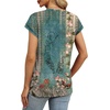 image:imageAlaroo Womens Summer Tops Short Sleeve Shirts Crew Neck Cute Trendy Tunic Blouses S3XLPrint 34