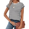 image:imageAlaroo Womens Summer Tops Short Sleeve Shirts Crew Neck Cute Trendy Tunic Blouses S3XLPrint 44