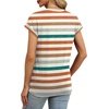image:imageAlaroo Womens Summer Tops Short Sleeve Shirts Crew Neck Cute Trendy Tunic Blouses S3XLPrint 45