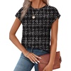 image:imageAlaroo Womens Summer Tops Short Sleeve Shirts Crew Neck Cute Trendy Tunic Blouses S3XLPrint 47