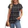 image:imageAlaroo Womens Summer Tops Short Sleeve Shirts Crew Neck Cute Trendy Tunic Blouses S3XLPrint 47