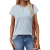 image:imageAlaroo Womens Summer Tops Short Sleeve Shirts Crew Neck Cute Trendy Tunic Blouses S3XLPrint 48