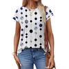 image:imageAlaroo Womens Summer Tops Short Sleeve Shirts Crew Neck Cute Trendy Tunic Blouses S3XLPrint 52