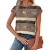image:imageAlaroo Womens Summer Tops Short Sleeve Shirts Crew Neck Cute Trendy Tunic Blouses S3XLPrint 55