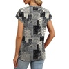 image:imageAlaroo Womens Summer Tops Short Sleeve Shirts Crew Neck Cute Trendy Tunic Blouses S3XLPrint 56