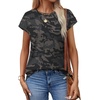 image:imageAlaroo Womens Summer Tops Short Sleeve Shirts Crew Neck Cute Trendy Tunic Blouses S3XLPrint 62
